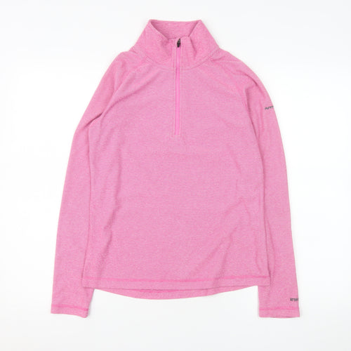 Trespass Women's Pink XS 1/2 Zip Pullover Sweatshirt Fleece