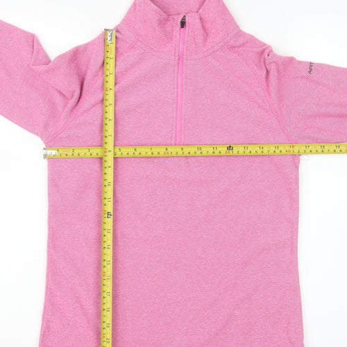 Trespass Women's Pink XS 1/2 Zip Pullover Sweatshirt Fleece