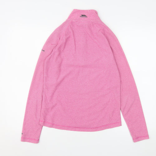 Trespass Women's Pink XS 1/2 Zip Pullover Sweatshirt Fleece