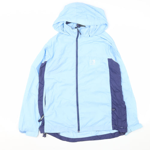 Karrimor Women Blue Size 14 Explorer Hooded Rain Coat Jacket
