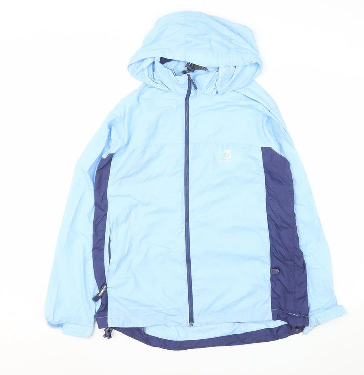 Karrimor Women Blue Size 14 Explorer Hooded Rain Coat Jacket
