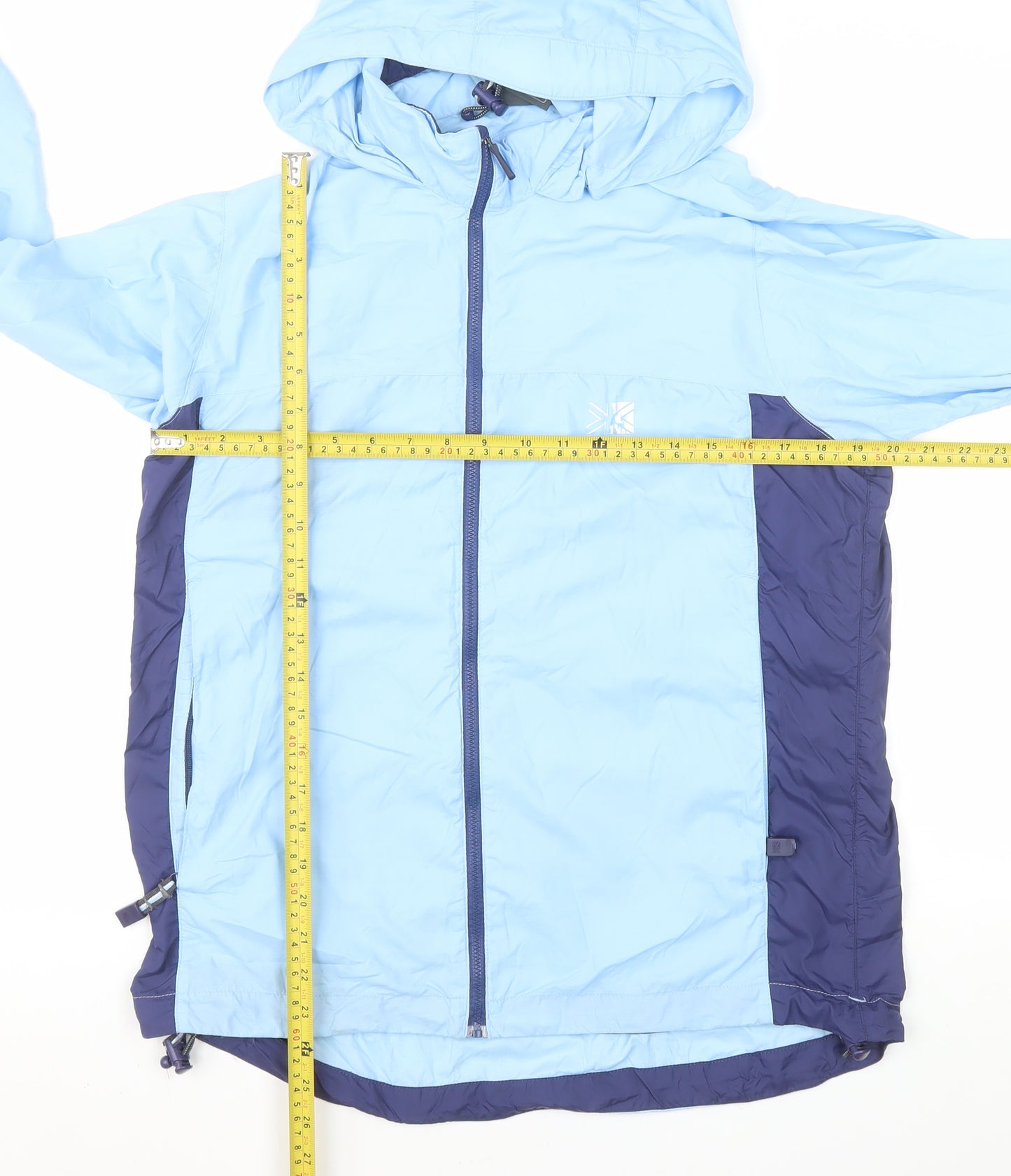 Karrimor Women Blue Size 14 Explorer Hooded Rain Coat Jacket
