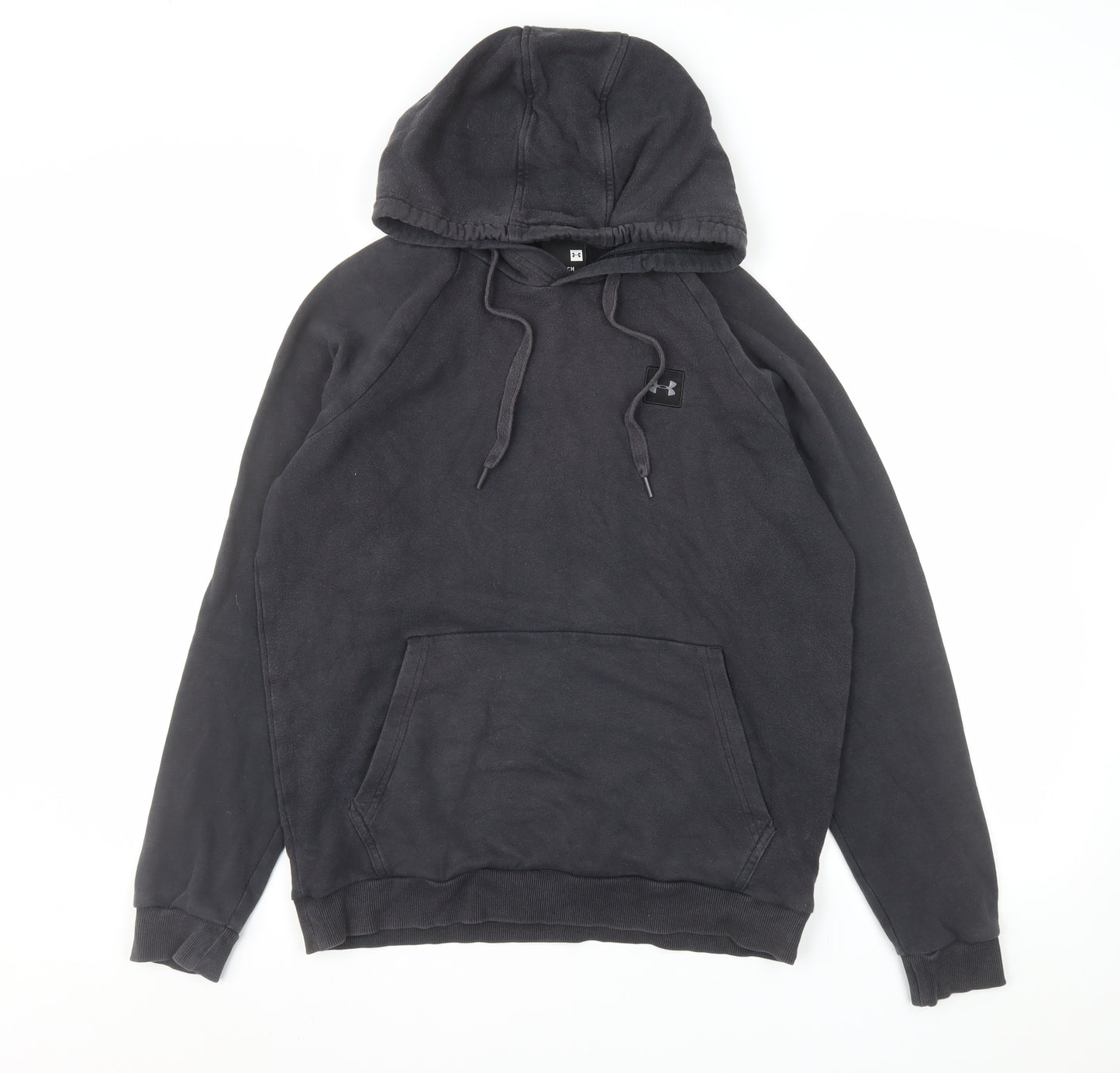 Under Armour Men’s Black Pullover Hoodie Small Regular Fit Fleece