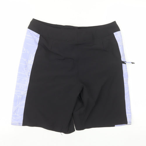 Decathlon Men’s Black Athletic Quick Dry Paris 2024 Shorts Size S