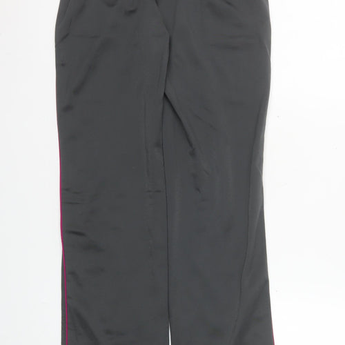 Nike Womens Black XS Track Pants Polyester Elastic Waist Activewear