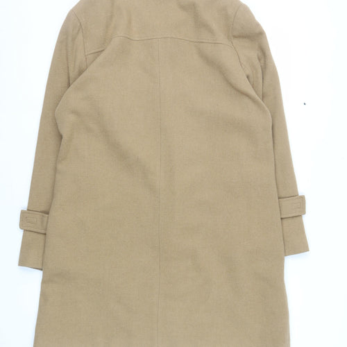 Just Jane Women’s Beige Wool Blend Duffle Coat Size 14