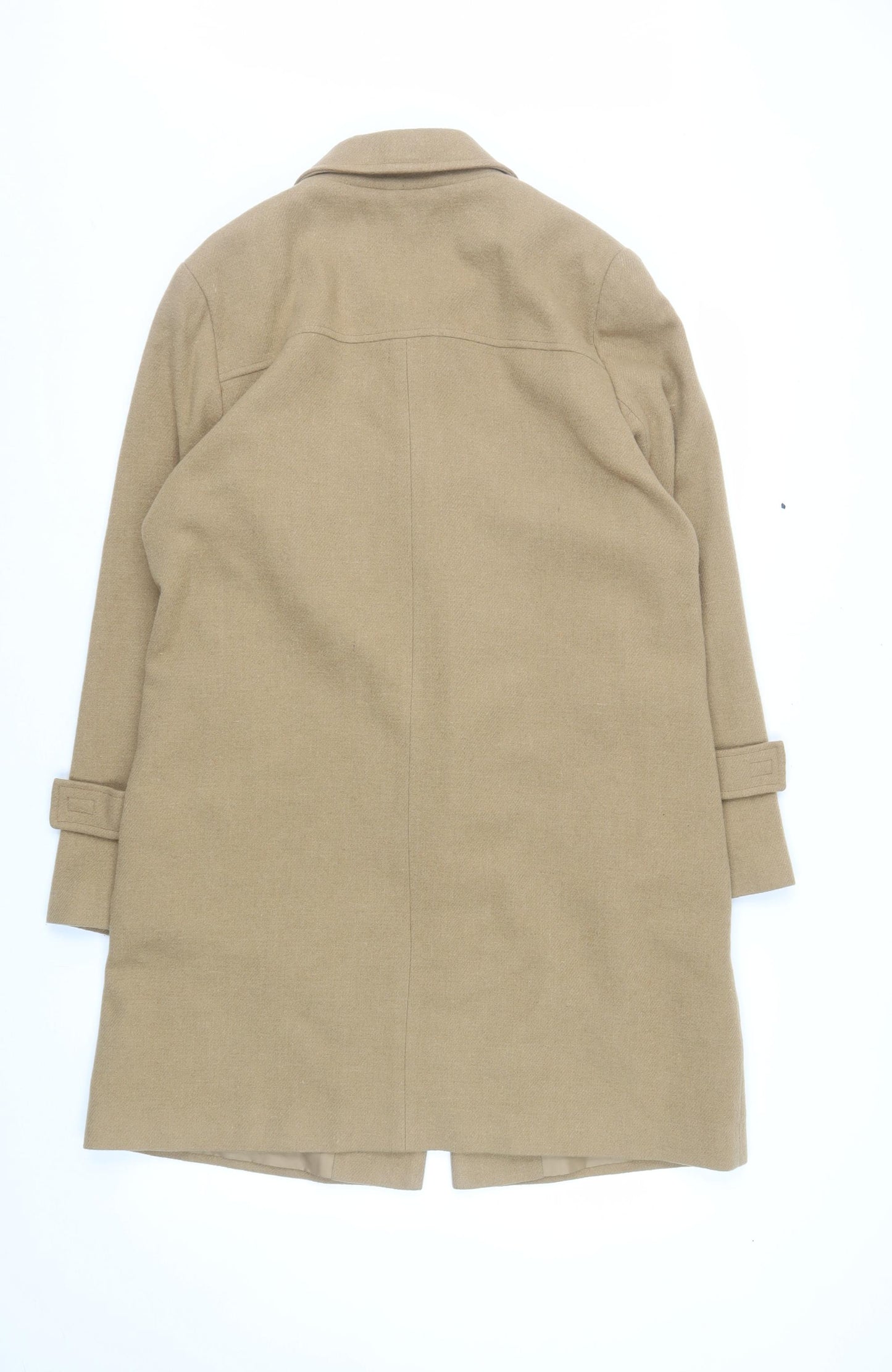 Just Jane Women’s Beige Wool Blend Duffle Coat Size 14