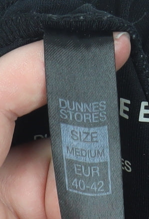 Dunnes Stores Womens Black Jogger Sweatpants Medium Modal Blend