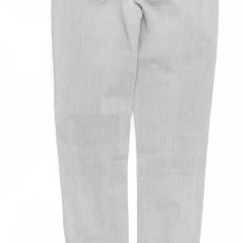 River Island Womens Grey Skinny Jeans Size 10 Slim Fit Denim