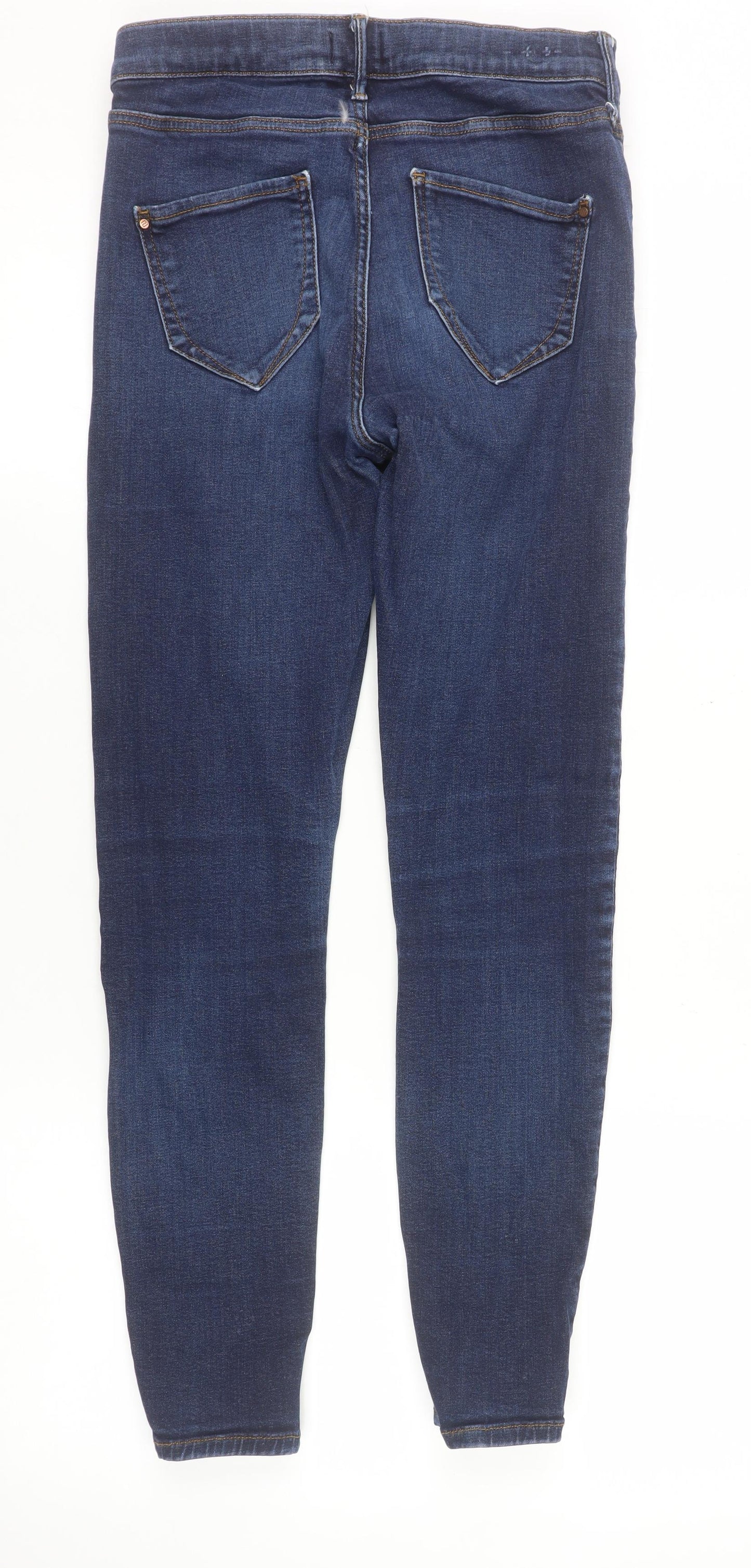 River Island Women's Blue Molly High Rise Jegging Jeans Size 10