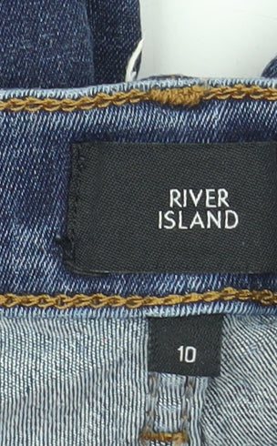 River Island Women's Blue Molly High Rise Jegging Jeans Size 10