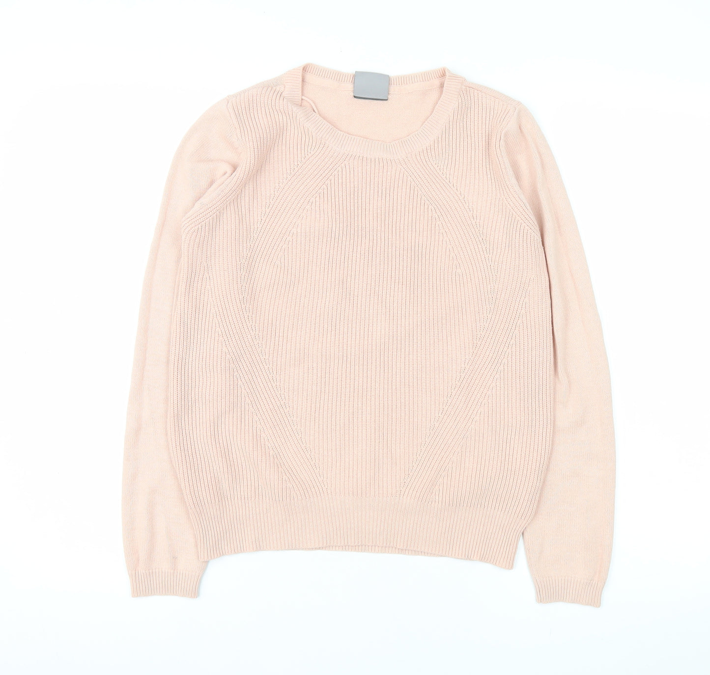 Vero Moda Women’s Pink Crew Neck Long Sleeve Pullover Jumper Size M