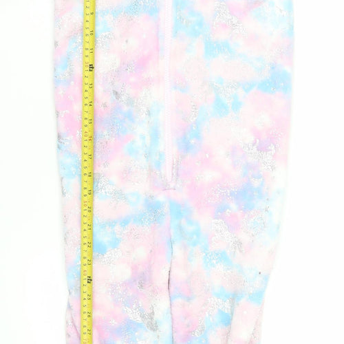 Dunnes Stores Girls Multicoloured Unicorn Hooded Fleece Onesie 7-8 Years