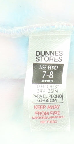 Dunnes Stores Girls Multicoloured Unicorn Hooded Fleece Onesie 7-8 Years