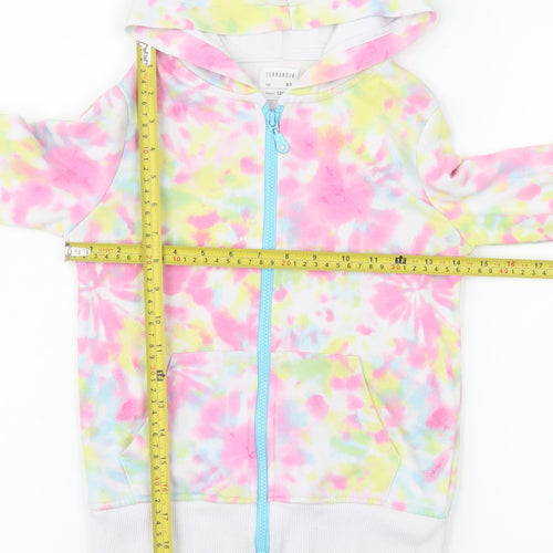 Terranova Girls Multicoloured Tie Dye Zip Hoodie Jacket 8-9 Years