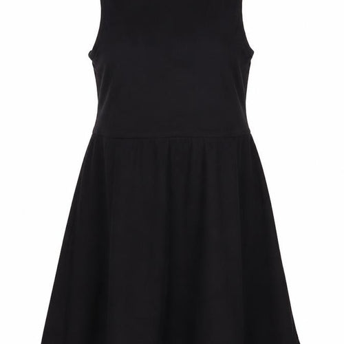 Gallery Womens Black Size 14 Sleeveless Fit & Flare Dress