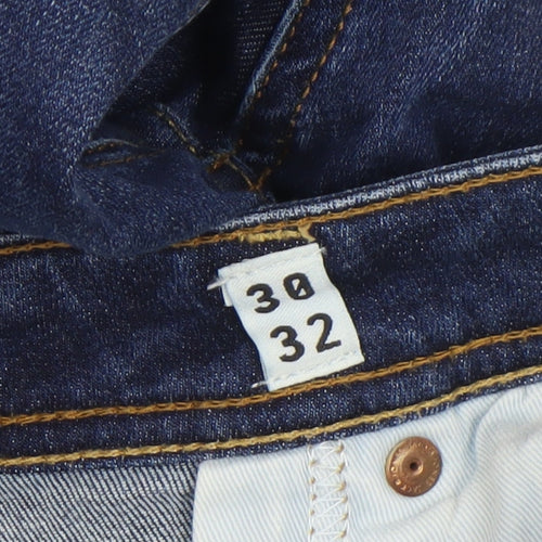 Jack & Jones Men's Blue Skinny Jeans 30W 32L Slim Fit Denim