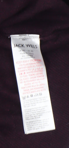 Jack Wills Men's Purple Slim Fit Crew Neck Jumper XS