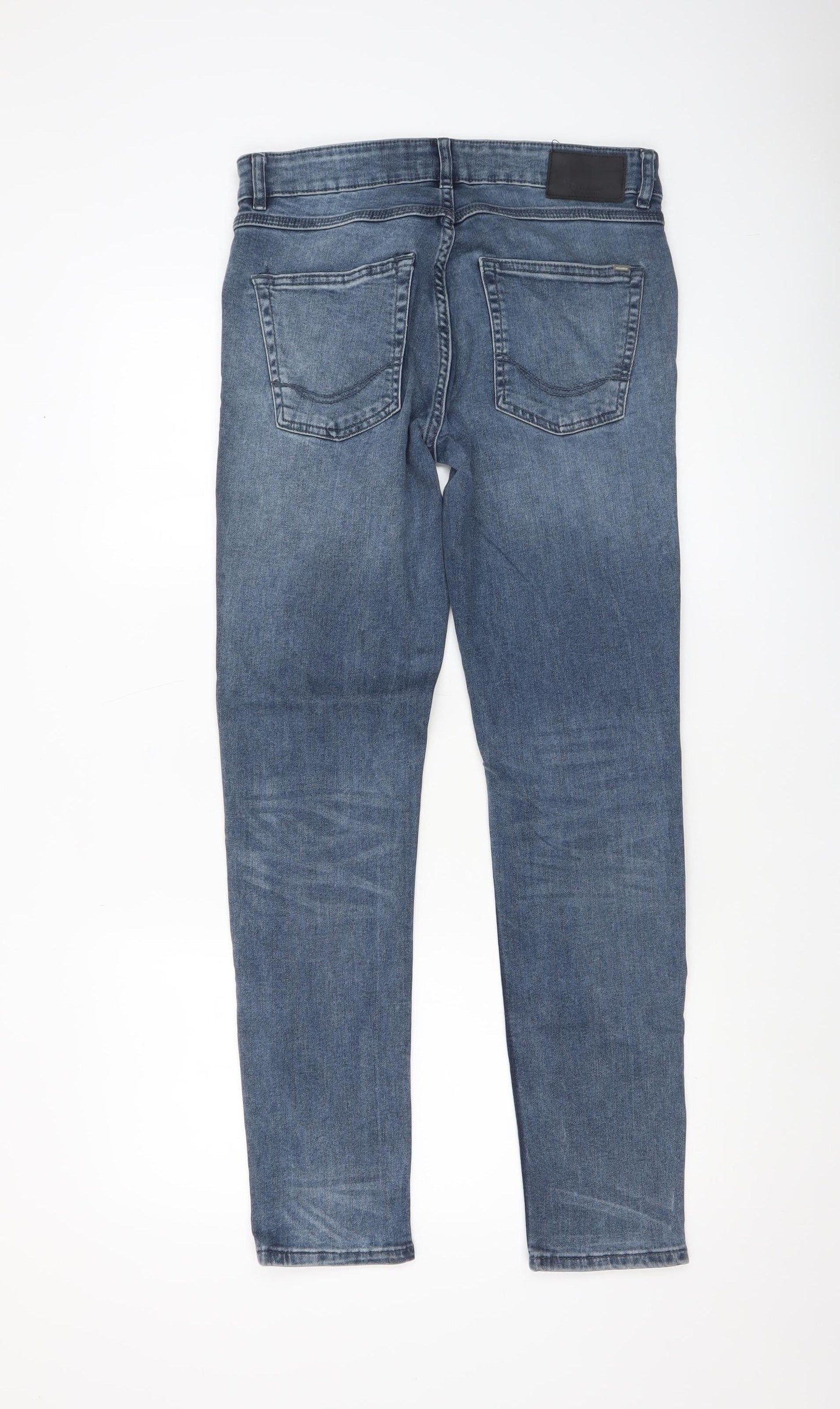 PULL&BEAR Men’s Blue Skinny Denim Jeans Size 30 Slim Fit
