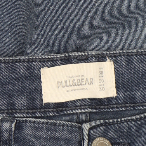 PULL&BEAR Men’s Blue Skinny Denim Jeans Size 30 Slim Fit