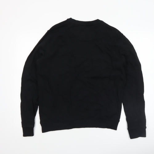 Lyle & Scott Men's Black M Crew Neck Pullover Sweatshirt