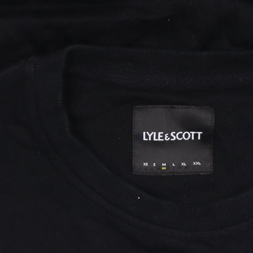 Lyle & Scott Men's Black M Crew Neck Pullover Sweatshirt