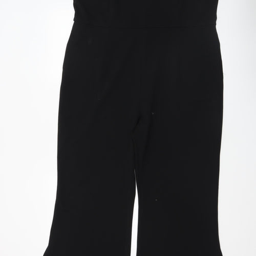Girl In Mind Women's Black Sleeveless Wide Leg Jumpsuit Size 20