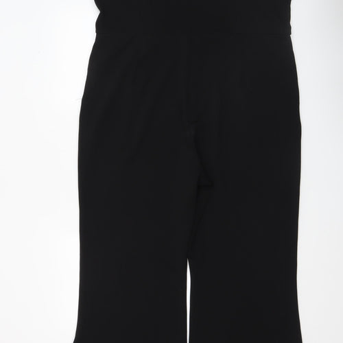 Girl In Mind Women's Black Sleeveless Wide Leg Jumpsuit Size 20