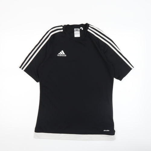 Adidas Mens Black Short Sleeve Climalite T-Shirt Size S