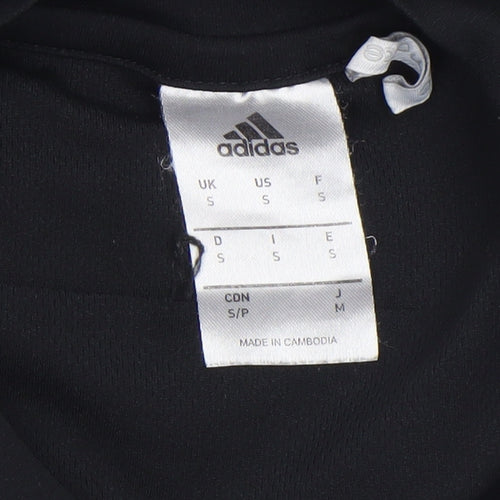 Adidas Mens Black Short Sleeve Climalite T-Shirt Size S
