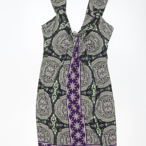 Wallis Women Multicoloured Size 12 Shift Dress Bohemian Style