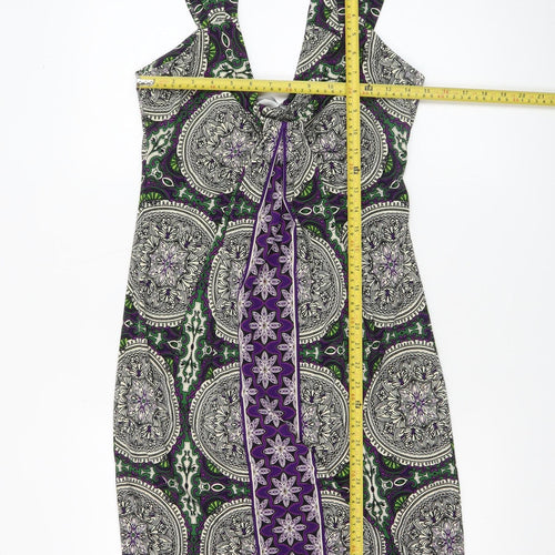Wallis Women Multicoloured Size 12 Shift Dress Bohemian Style