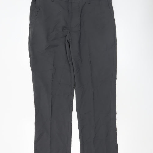 Slazenger Men's Black 3XL Chino Trousers Lightweight Polyester