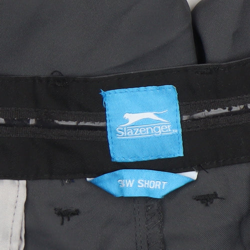 Slazenger Men's Black 3XL Chino Trousers Lightweight Polyester