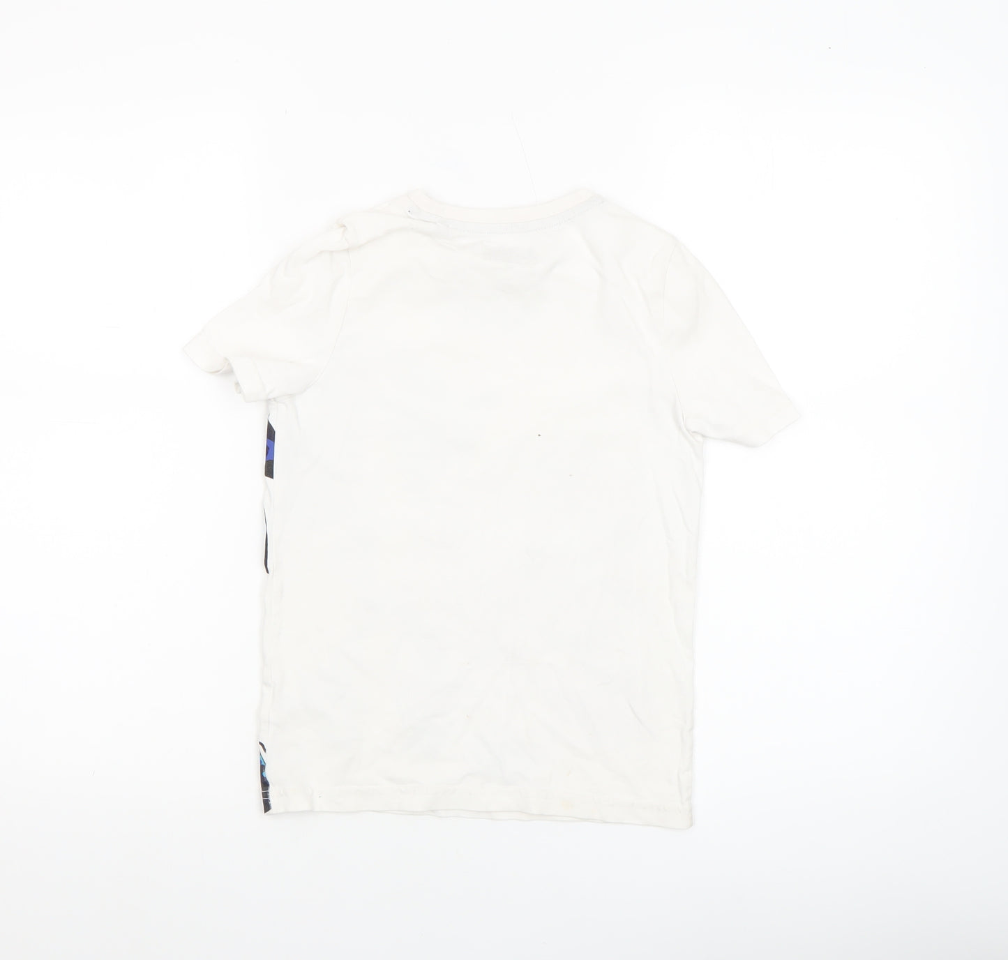Sonic The Hedgehog Boys White 7-8 Years Graphic Cotton T-Shirt