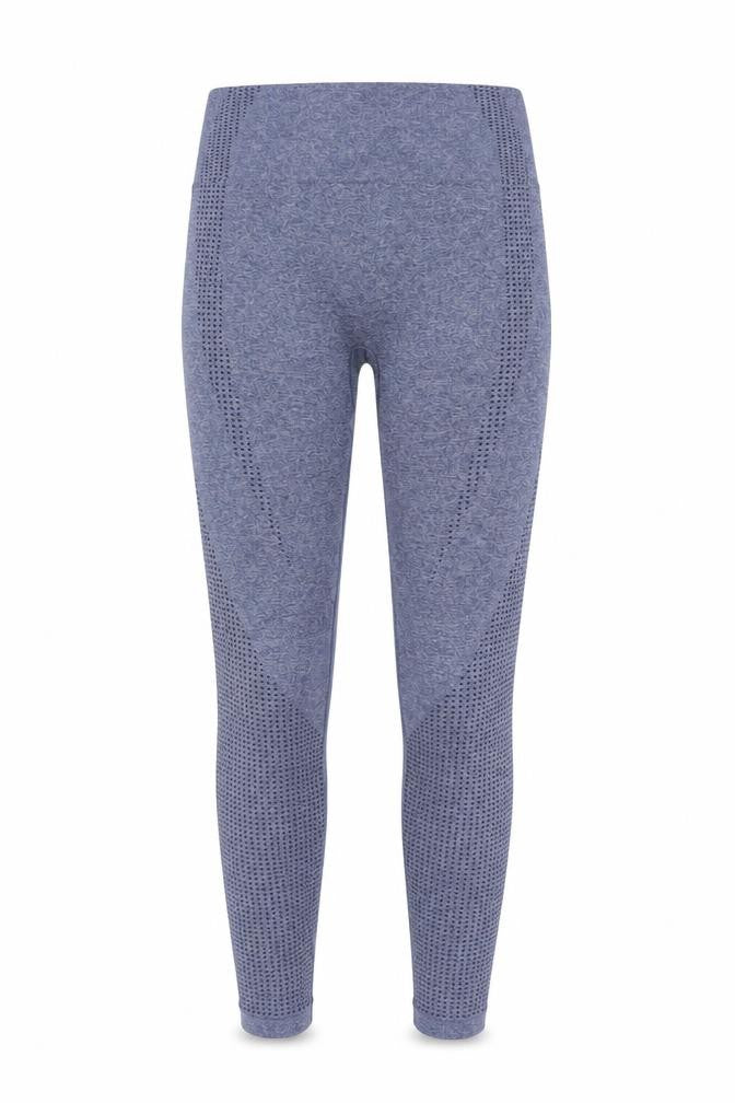 Dunnes Stores Womens Navy Seamless Leggings M Moisture Wicking Stretch