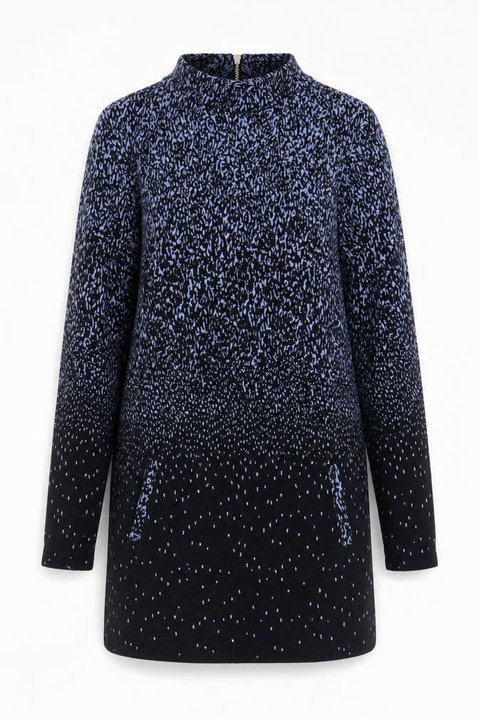 Marks and Spencer Women’s Black Shift Dress Size 8 Long Sleeve Jersey
