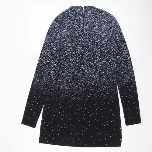 Marks and Spencer Women’s Black Shift Dress Size 8 Long Sleeve Jersey