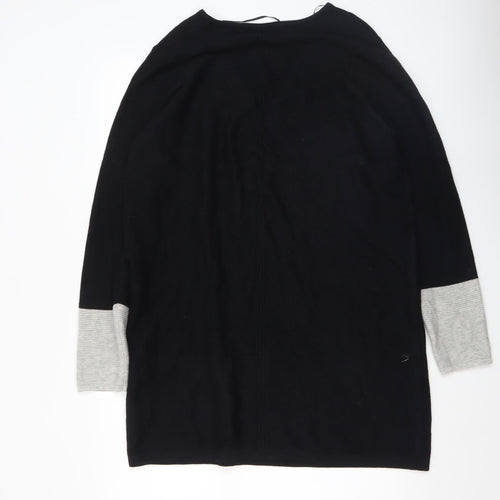 Marks and Spencer Women’s Black V-Neck Tunic Jumper Size 16