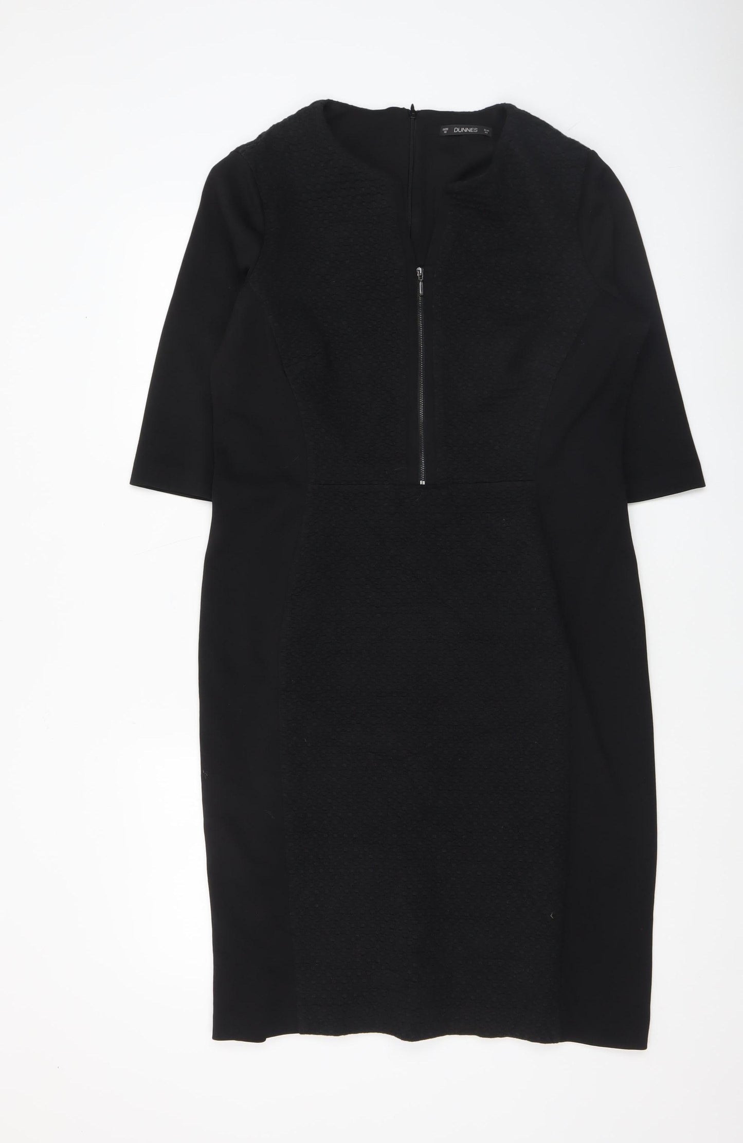 Dunnes Women’s Black Size 16 Sheath Workwear Dress