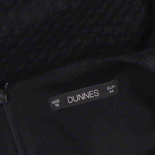 Dunnes Women’s Black Size 16 Sheath Workwear Dress