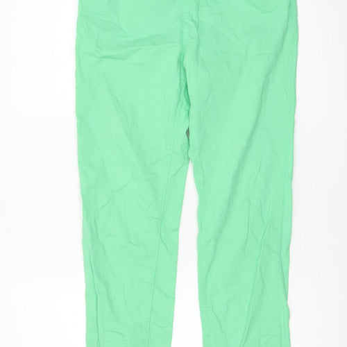 Gerard Womens Green Size 12 Chino Trousers Slim Fit