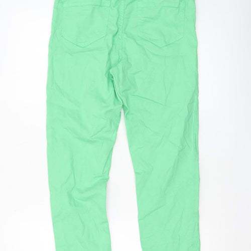 Gerard Womens Green Size 12 Chino Trousers Slim Fit