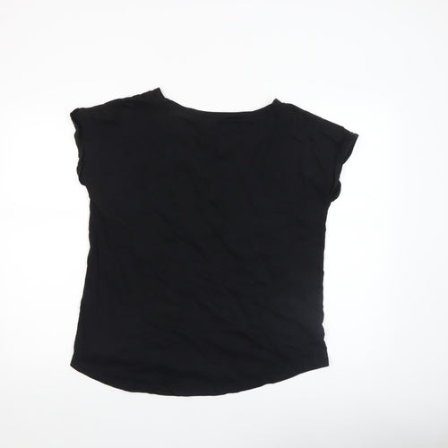 Disney Women’s Black Halloween Mickey T-Shirt Size 14