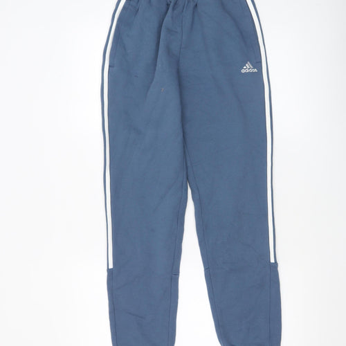 Adidas Women's Blue Jogger Sweatpants Size S Cotton Blend