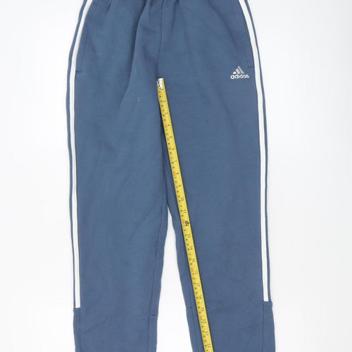 Adidas Women's Blue Jogger Sweatpants Size S Cotton Blend