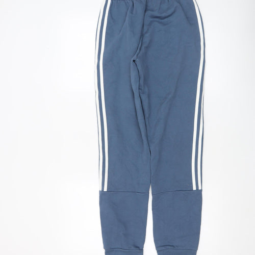 Adidas Women's Blue Jogger Sweatpants Size S Cotton Blend