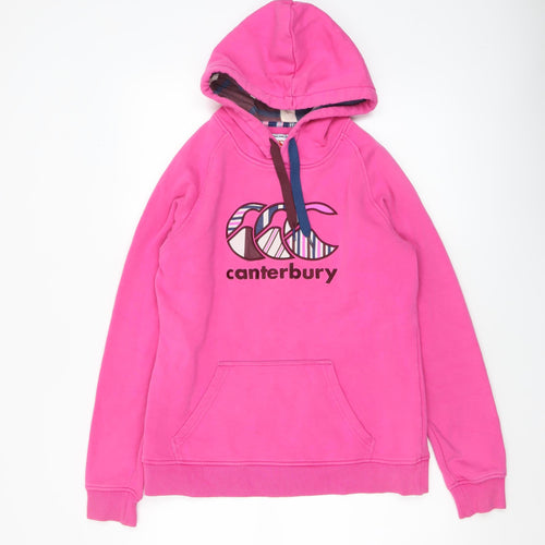 Canterbury Womens Pink Uglies Hooded Pullover Hoodie Size 12