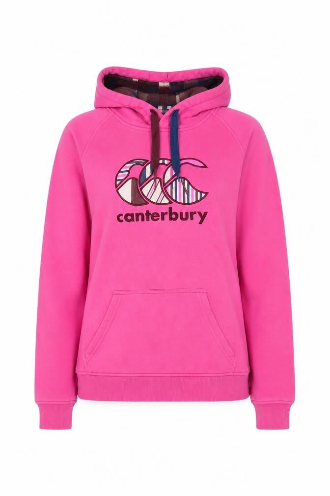 Canterbury Womens Pink Uglies Hooded Pullover Hoodie Size 12