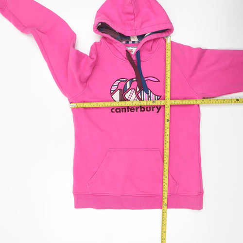 Canterbury Womens Pink Uglies Hooded Pullover Hoodie Size 12